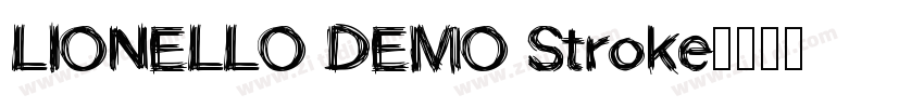 LIONELLO DEMO Stroke字体转换